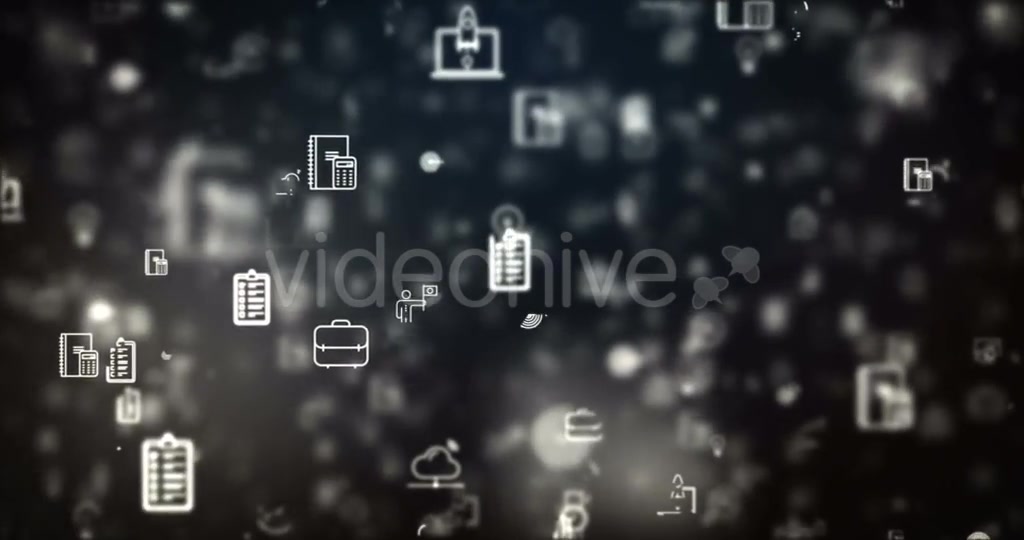 Loop Moved Business Icons Background Videohive 21426667 Motion Graphics Image 7