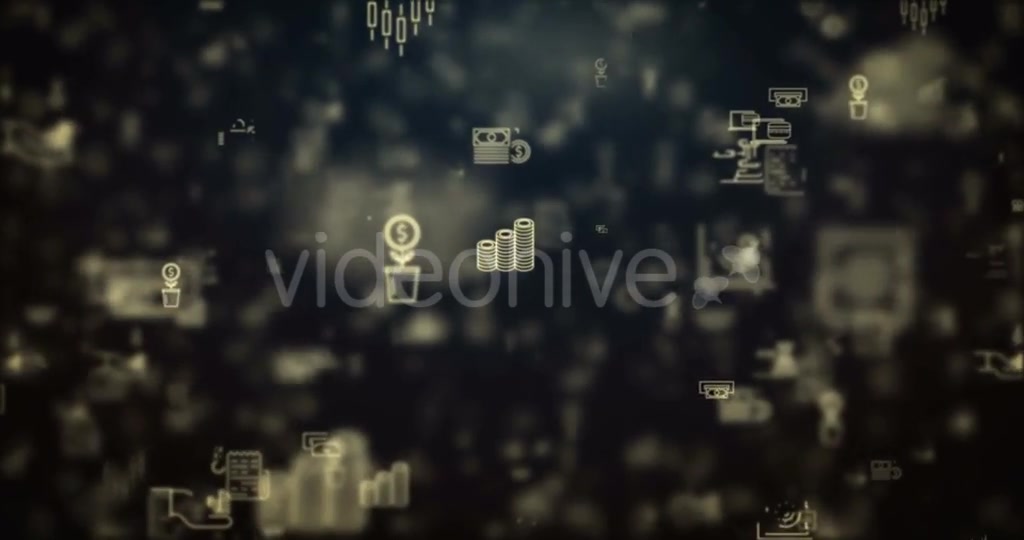 Loop Moved Finance Icons Background Videohive 21426678 Motion Graphics Image 11