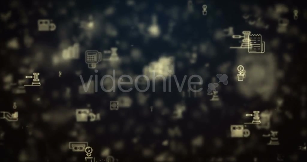 Loop Moved Finance Icons Background Videohive 21426678 Motion Graphics Image 12