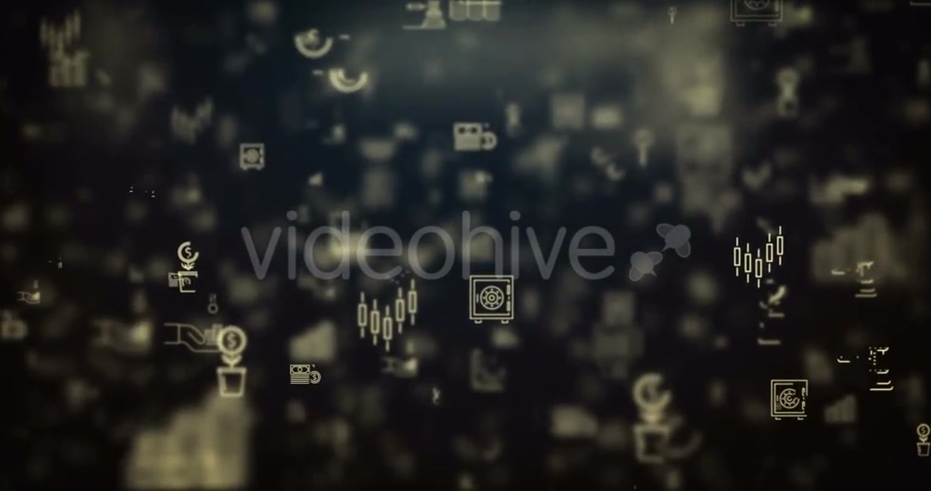 Loop Moved Finance Icons Background Videohive 21426678 Motion Graphics Image 4
