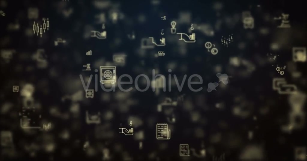 Loop Moved Finance Icons Background Videohive 21426678 Motion Graphics Image 5