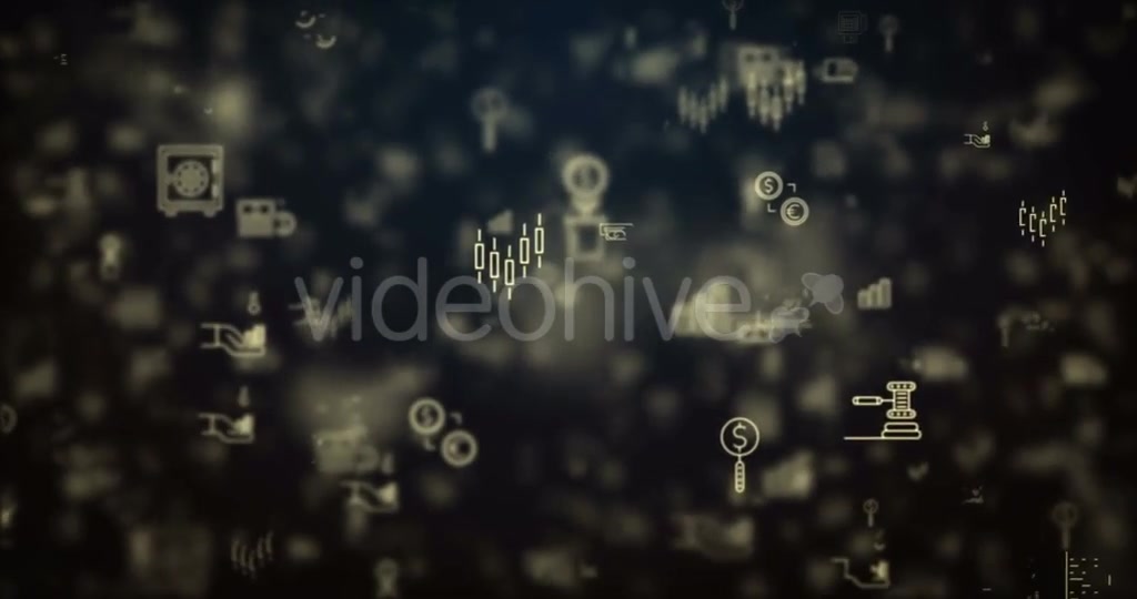 Loop Moved Finance Icons Background Videohive 21426678 Motion Graphics Image 9