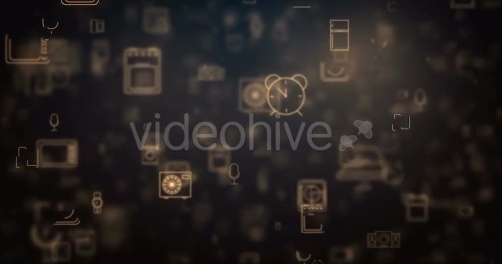 Loop Moved Home Appliances Icons Videohive 21427325 Motion Graphics Image 2