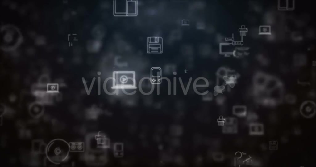 Loop Moved Technology Icons Background Videohive 21436586 Motion Graphics Image 11