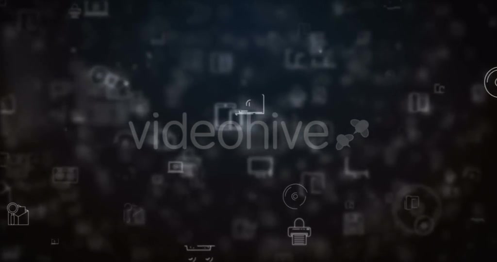 Loop Moved Technology Icons Background Videohive 21436586 Motion Graphics Image 8