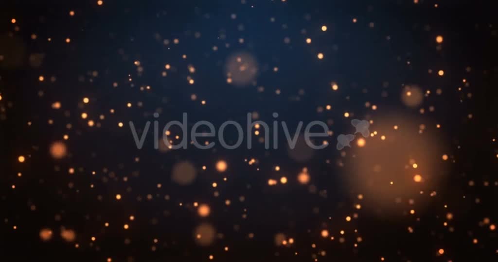 Loop Moving Orange Particles Background Videohive 21352054 Motion Graphics Image 1