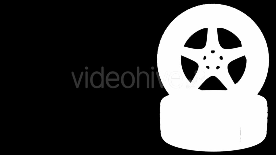 Loop Rotate Car Wheel Videohive 18563181 Motion Graphics Image 6
