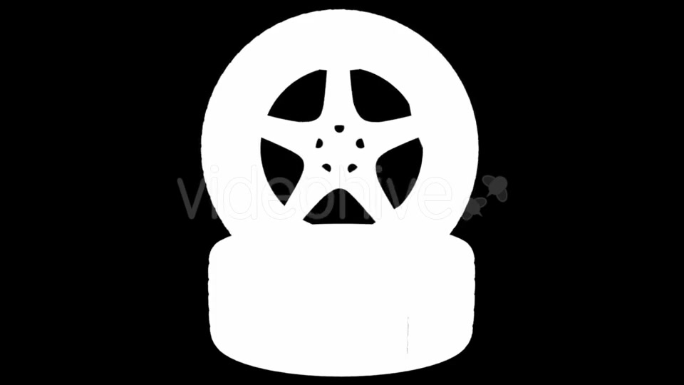 Loop Rotate Car Wheel Videohive 19608292 Motion Graphics Image 6
