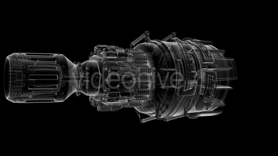 Loop Rotate Jet Engine Turbine Videohive 18534449 Motion Graphics Image 2