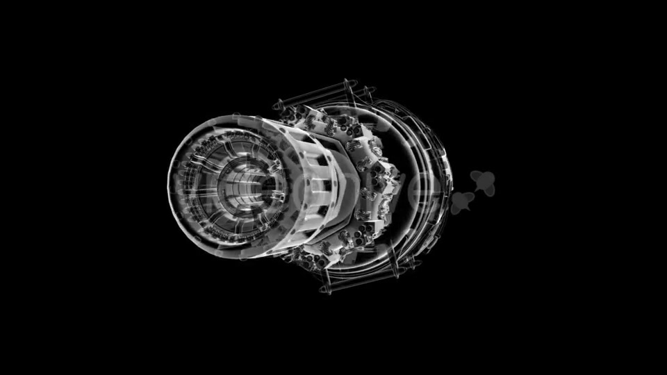 Loop Rotate Jet Engine Turbine Videohive 18534449 Motion Graphics Image 3