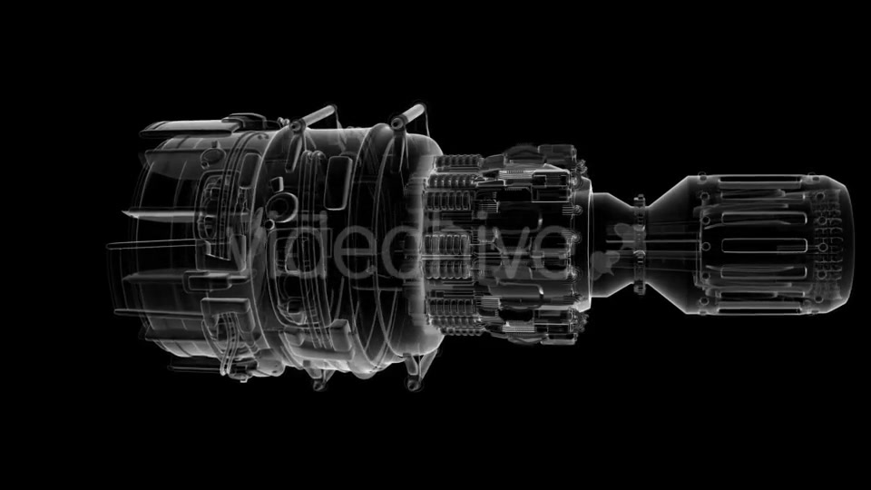 Loop Rotate Jet Engine Turbine Videohive 18534449 Motion Graphics Image 5