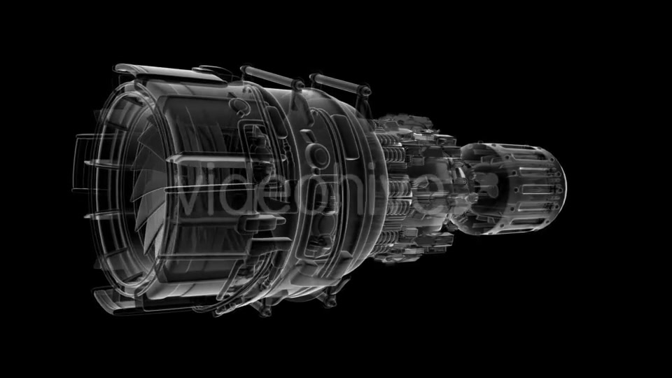 Loop Rotate Jet Engine Turbine Videohive 18534449 Motion Graphics Image 6