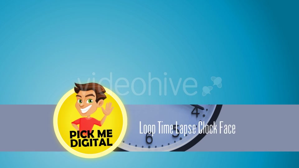 Loop Time Lapse Clock Face Videohive 15986682 Motion Graphics Image 3