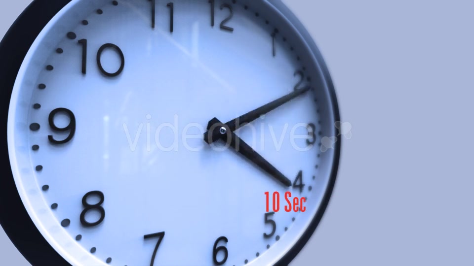 Loop Time Lapse Clock Left Side Videohive 15992949 Motion Graphics Image 5