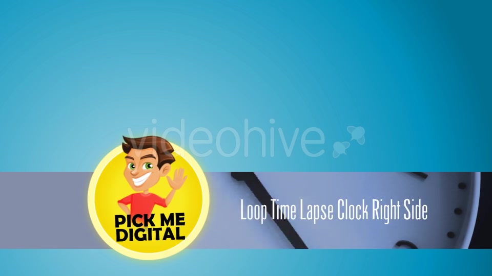 Loop Time Lapse Clock Right Side Videohive 15993005 Motion Graphics Image 3