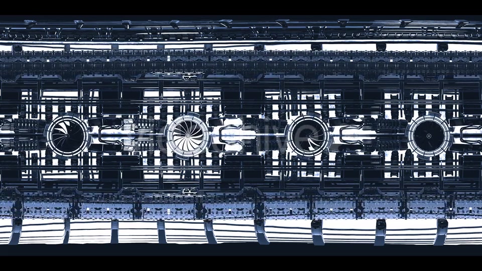 Loop VR Panorama 360 inside Metal Reactor Room Videohive 19670201 Motion Graphics Image 6