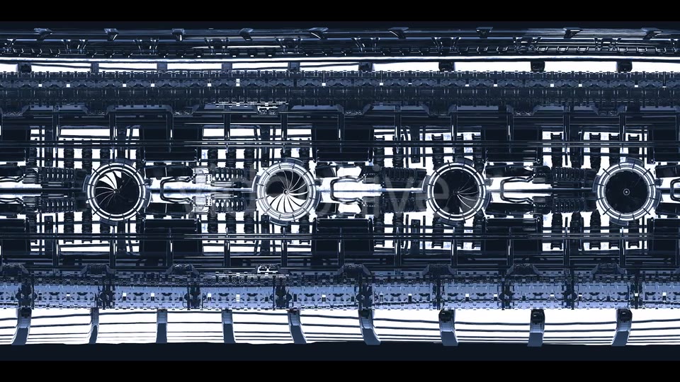 Loop VR Panorama 360 inside Metal Reactor Room Videohive 19670201 Motion Graphics Image 9