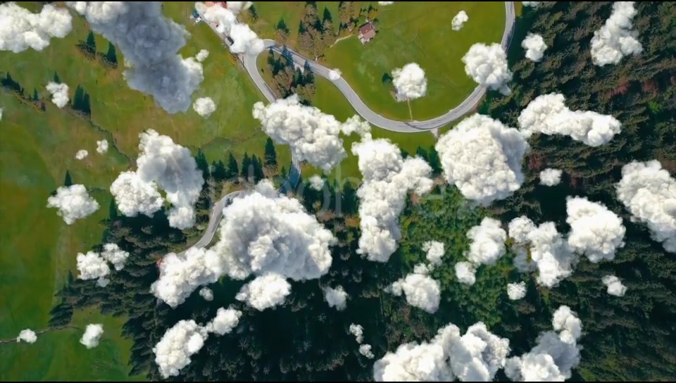 Looping Cloudscape Birdseye Videohive 20937520 Motion Graphics Image 7
