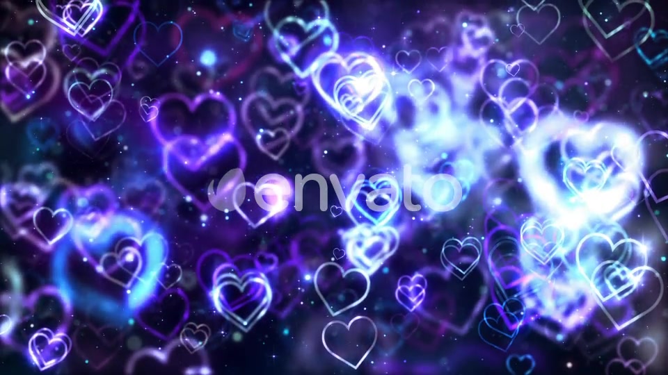 Love Background Blue Videohive 25509633 Motion Graphics Image 3