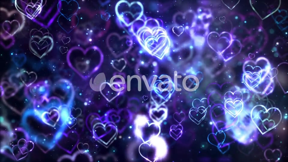 Love Background Blue Videohive 25509633 Motion Graphics Image 4