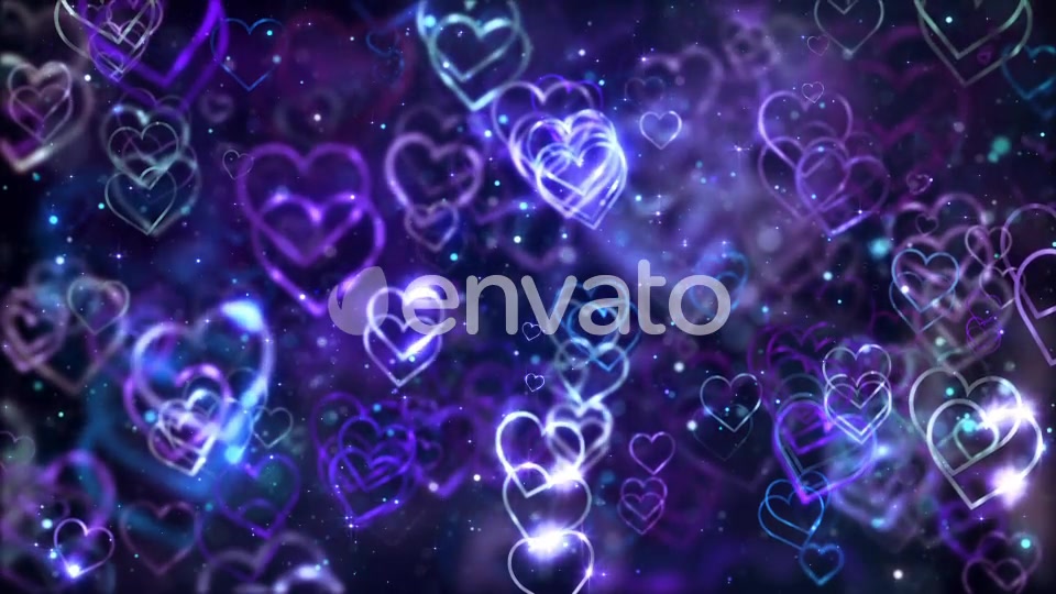 Love Background Blue Videohive 25509633 Motion Graphics Image 5