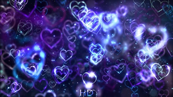 Love Background Blue - Videohive 25509633 Download