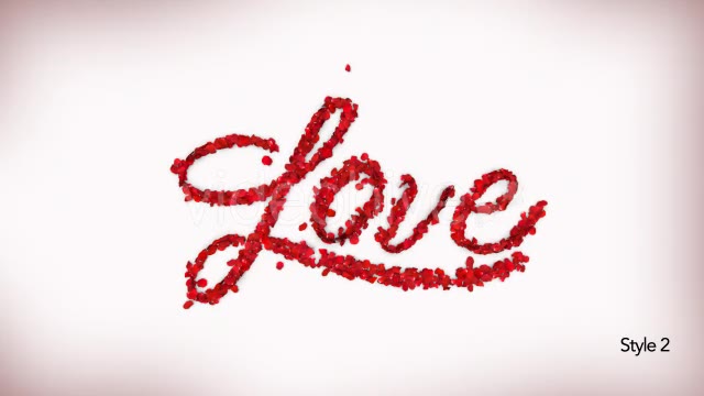 Love in Rose Petals Videohive 14368700 Motion Graphics Image 3