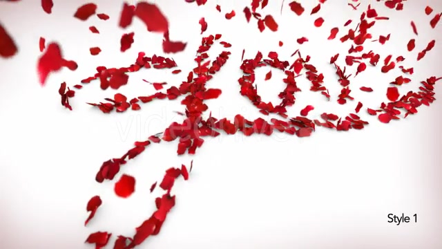 Love in Rose Petals Videohive 14368700 Motion Graphics Image 5
