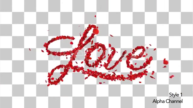 Love in Rose Petals Videohive 14368700 Motion Graphics Image 8