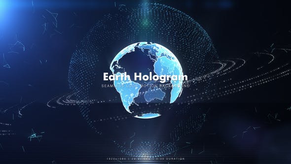 Low Gravity Earth Hologram 2 - Download 8946577 Videohive
