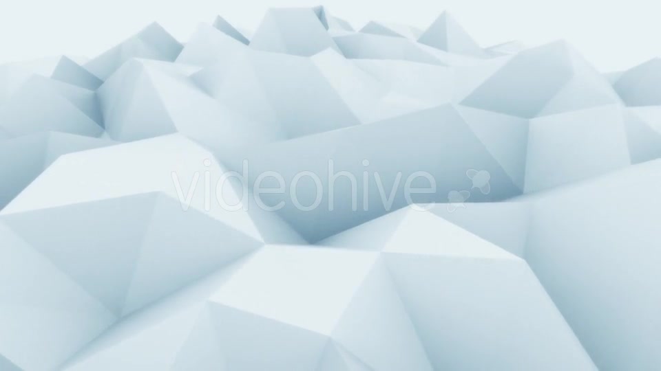 Low Poly Blue Abstract Polygonal Motion Background Videohive 18444820 Motion Graphics Image 2