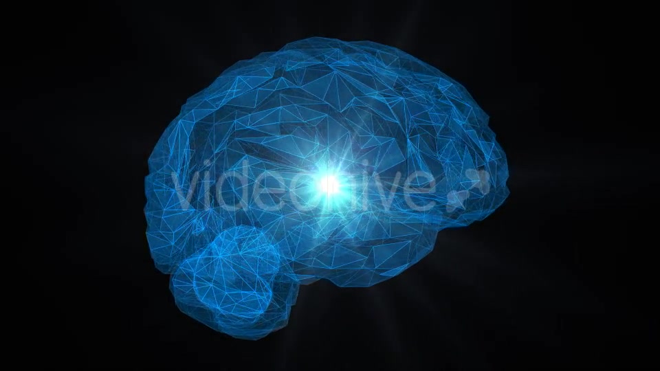 Low Poly Brain Loop Background Videohive 21413868 Motion Graphics Image 2