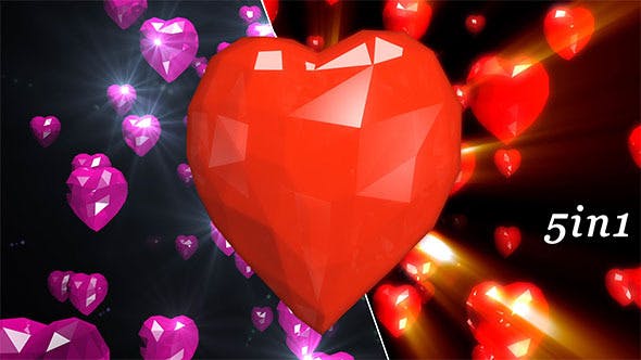 Low Poly Heart - Download Videohive 6610396