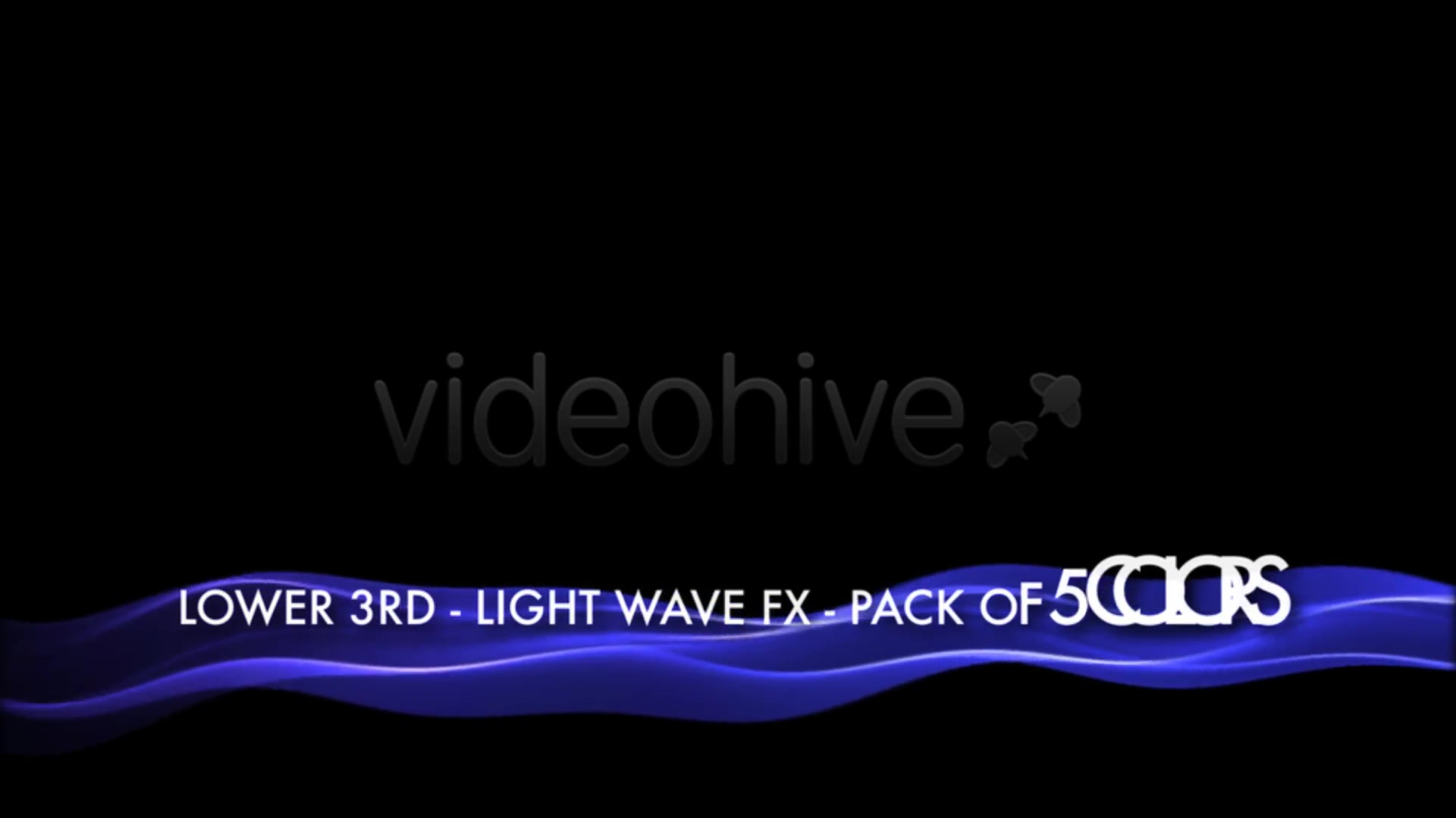 Lower Third Light Wave FX Pack of 5 Videohive 7936832 Motion Graphics Image 4