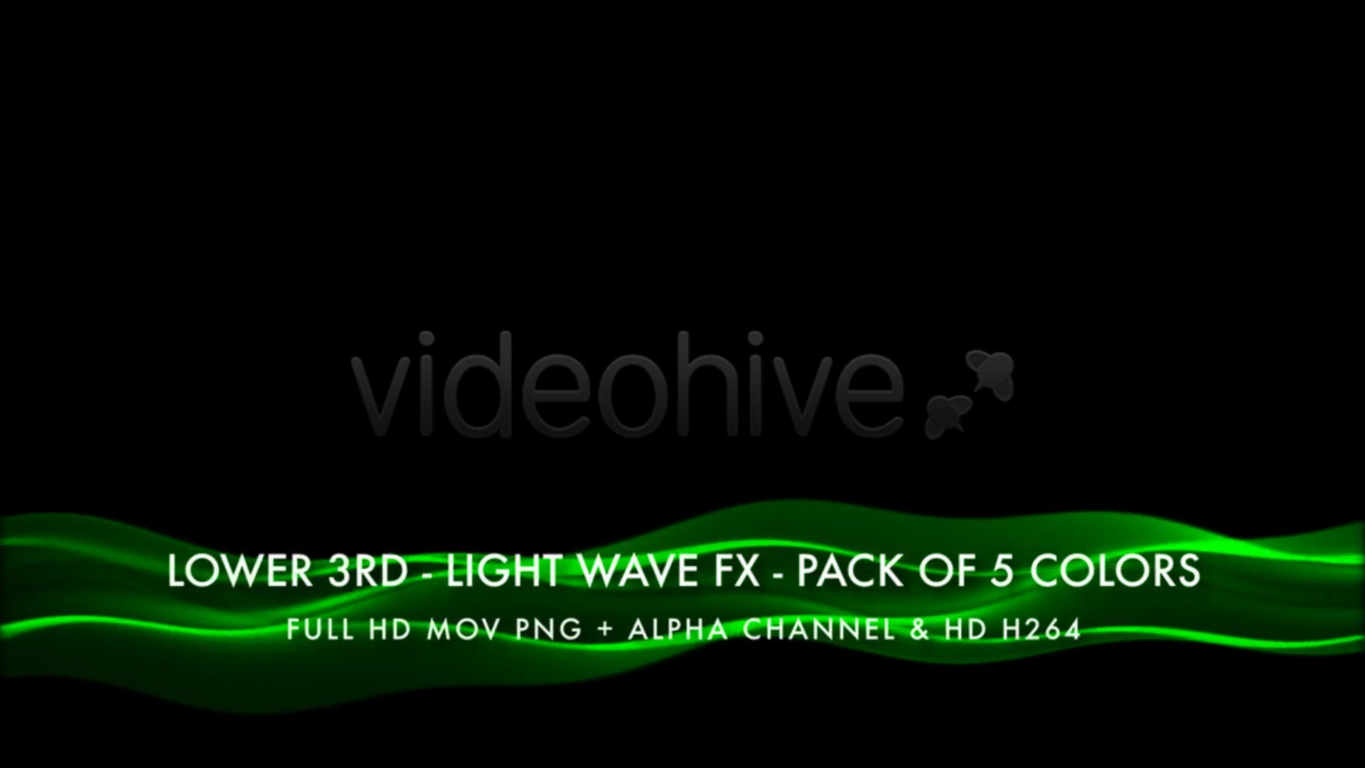 Lower Third Light Wave FX Pack of 5 Videohive 7936832 Motion Graphics Image 7
