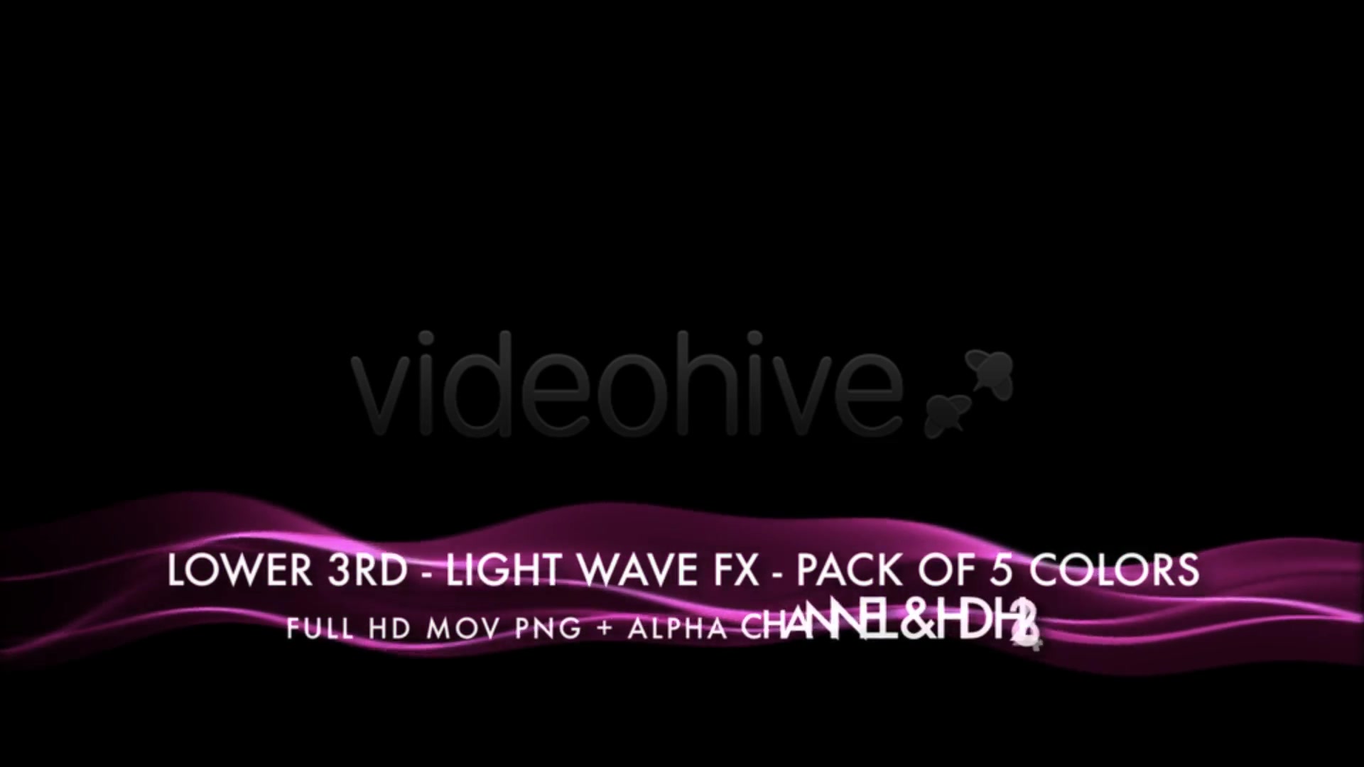 Lower Third Light Wave FX Pack of 5 Videohive 7936832 Motion Graphics Image 9