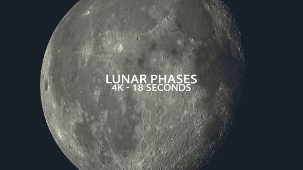 Lunar Phases in 4K - Download 22370912 Videohive