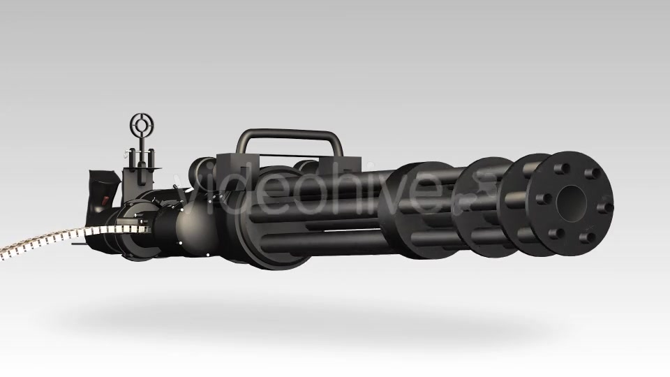 Machine Guns With Alpha Videohive 9136429 Motion Graphics Image 5