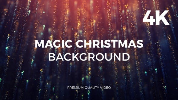 Magic Christmas Background 4K - 22992842 Download Videohive