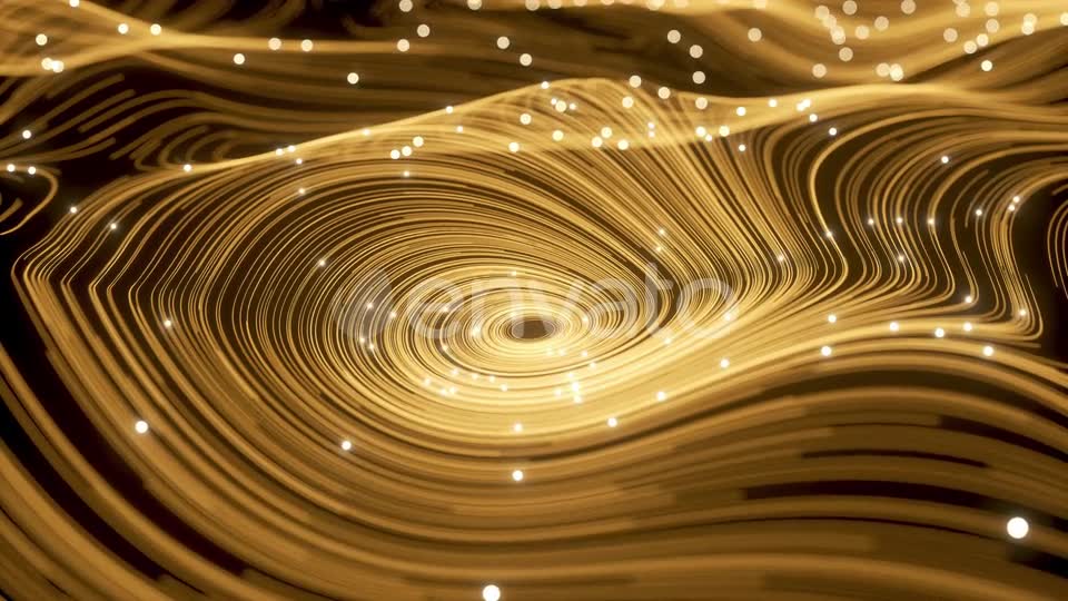 Magic of Golden Swirl Particles and Vortex Lines Videohive 23966727 Motion Graphics Image 7