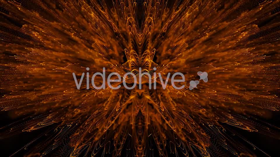 Magic Orange Particles Kaleido Videohive 21136265 Motion Graphics Image 1