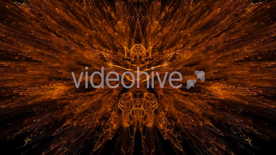 Magic Orange Particles Kaleido Videohive 21136265 Motion Graphics Image 2