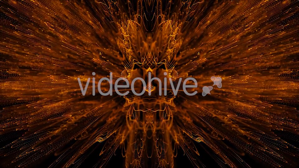 Magic Orange Particles Kaleido Videohive 21136265 Motion Graphics Image 3