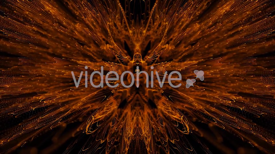 Magic Orange Particles Kaleido Videohive 21136265 Motion Graphics Image 4