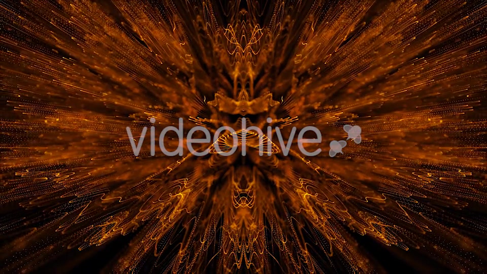 Magic Orange Particles Kaleido Videohive 21136265 Motion Graphics Image 5