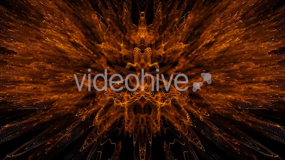Magic Orange Particles Kaleido Videohive 21136265 Motion Graphics Image 9