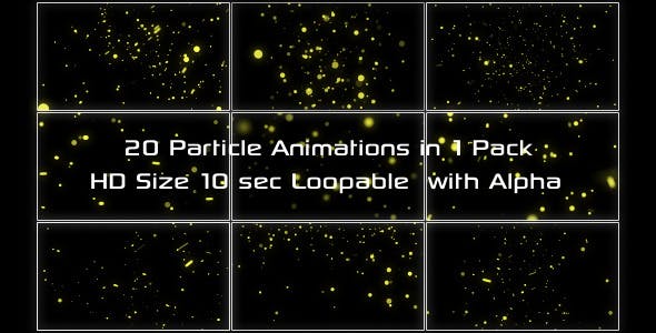 Magic Particles Pack 01 - Videohive 7055714 Download