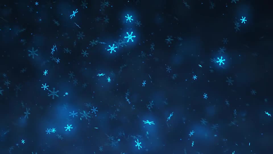 Magic Snow Background 4K Videohive 22945725 Motion Graphics Image 1