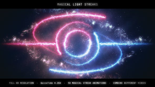 Magical Light Streaks - Videohive Download 19801811