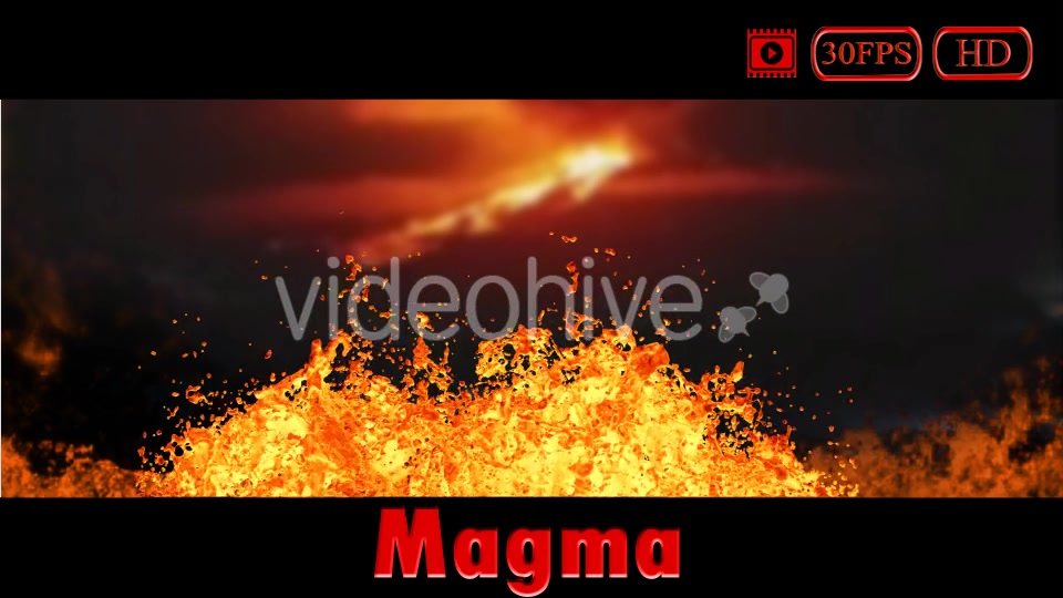 Magma/Lava Splash HD Videohive 19888602 Motion Graphics Image 7